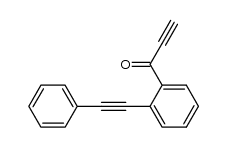 1-[2-(2-phenyl-1-ethynyl)phenyl]-2-propyn-1-one Structure