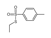 1-ethylsulfanylsulfonyl-4-methylbenzene Structure