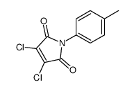 1-(4-Methylphenyl)-3,4-dichloro-3-pyrroline-2,5-dione structure