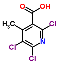 2,5,6-Trichloro-4-methylnicotinic acid结构式