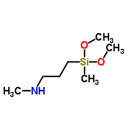 3-[Dimethoxy(methyl)silyl]-N-methyl-1-propanamine structure