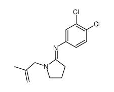 (3,4-Dichloro-phenyl)-[1-(2-methyl-allyl)-pyrrolidin-(2E)-ylidene]-amine结构式