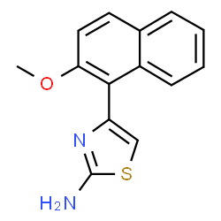 4-(2-Methoxy-1-naphthyl)-1,3-thiazol-2-amine Structure