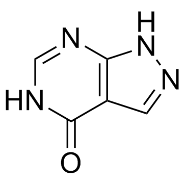 图片:别嘌醇结构式导读:别嘌呤醇(英语:allopurinol,又名别嘌醇,异
