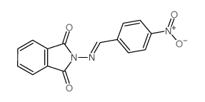 2-[(4-nitrophenyl)methylideneamino]isoindole-1,3-dione picture