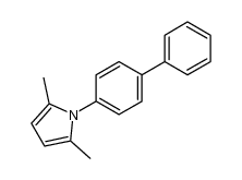 1-biphenyl-4-yl-2,5-dimethyl-pyrrole结构式