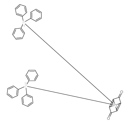 cyclohexa-2,5-diene-1,4-dione; platinum(+4) cation; triphenylphosphanium结构式