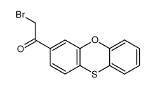 2-bromo-1-phenoxathiin-3-ylethanone结构式