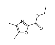 4,5-二甲基恶唑-2-羧酸乙酯结构式
