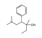 1-(Dimethylamino)-3-methyl-2-phenyl-3-pentanol structure