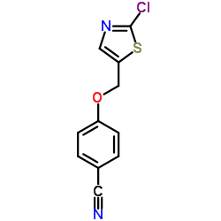 4-[(2-CHLORO-1,3-THIAZOL-5-YL)METHOXY]BENZENECARBONITRILE结构式