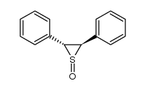 trans-2,3-Diphenylthiiran-1-oxid结构式