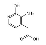 2-(3-AMINO-2-HYDROXYPYRIDIN-4-YL)ACETIC ACID Structure