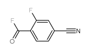 Benzoyl fluoride, 4-cyano-2-fluoro- (9CI)结构式