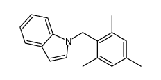 1-[(2,4,6-trimethylphenyl)methyl]indole Structure