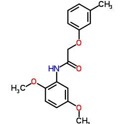 N-(2,5-Dimethoxyphenyl)-2-(3-methylphenoxy)acetamide Structure