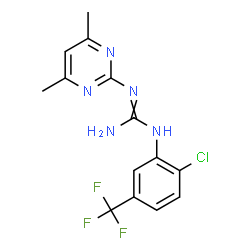 N-[2-Chloro-5-(trifluoromethyl)phenyl]-N'-(4,6-dimethylpyrimidin-2-yl)guanidine图片