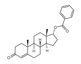 3-oxoandrost-4-en-17α-yl benzoate Structure