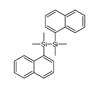 [dimethyl(naphthalen-1-yl)silyl]-dimethyl-naphthalen-1-ylsilane结构式