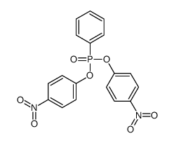 Phenylphosphonic acid bis(p-nitrophenyl) ester Structure