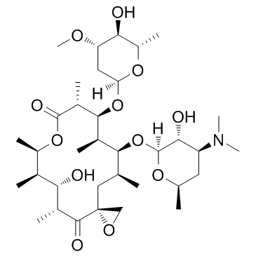 Oleandomycin structure