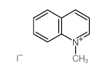 Quinolinium, 1-methyl-, iodide结构式