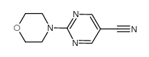 2-morpholin-4-ylpyrimidine-5-carbonitrile Structure
