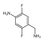 4-(aminomethyl)-2,5-difluoroaniline结构式