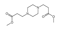 methyl 3-[4-(3-methoxy-3-oxopropyl)piperazin-1-yl]propanoate Structure