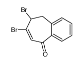 7,8-dibromo-8,9-dihydro-5H-benzo[a]cyclohepten-5-one结构式
