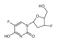 5-fluoro-1-[(2R,4S,5R)-4-fluoro-5-(hydroxymethyl)oxolan-2-yl]pyrimidine-2,4-dione Structure