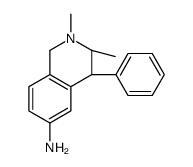 (3S)-2,3-dimethyl-4-phenyl-3,4-dihydro-1H-isoquinolin-6-amine结构式