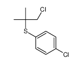 1-chloro-4-(1-chloro-2-methylpropan-2-yl)sulfanylbenzene Structure