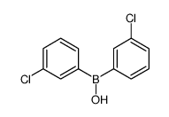 bis(3-chlorophenyl)borinic acid Structure