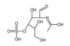 [(2R,3R,4R,5R)-5-acetamido-1,2,4-trihydroxy-6-oxohexan-3-yl] hydrogen sulfate结构式