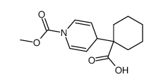 1-(1-(methoxycarbonyl)-1,4-dihydropyridin-4-yl)cyclohexane-1-carboxylic acid Structure