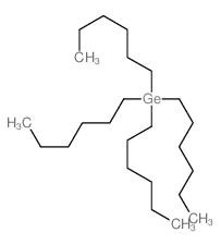 Tetrahexylgermane structure