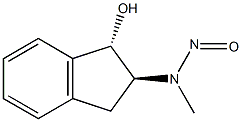 (1S,2S)-2-METHYLAMINO-N-NITROSO-1-INDANOL结构式