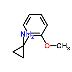 1-(2-Methoxyphenyl)cyclopropanamine Structure