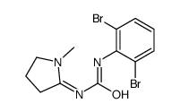 1-(2,6-Dibromophenyl)-3-(1-methylpyrrolidin-2-ylidene)urea结构式