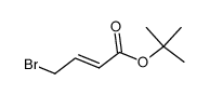 bromo-4 butene-2 oate de t-butyle Structure