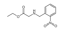 N-(2-nitrobenzyl)glycine ethyl ester结构式