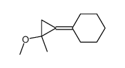 (2-methoxy-2-methylcyclopropylidene)cyclohexane结构式