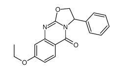 8-ethoxy-3-phenyl-2,3-dihydro-[1,3]oxazolo[2,3-b]quinazolin-5-one结构式