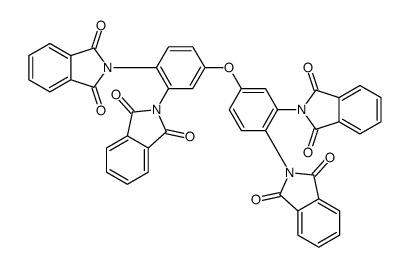 2-[4-[3,4-bis(1,3-dioxoisoindol-2-yl)phenoxy]-2-(1,3-dioxoisoindol-2-yl)phenyl]isoindole-1,3-dione Structure