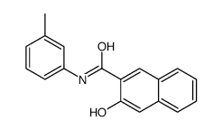 3-hydroxy-N-(3-methylphenyl)naphthalene-2-carboxamide Structure