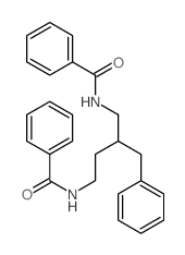 Benzamide,N,N'-[2-(phenylmethyl)-1,4-butanediyl]bis- (9CI)结构式