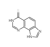 3H-Imidazo(4,5-h)quinazoline-6-thiol Structure