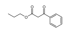 3-oxo-3-phenyl-propionic acid propyl ester Structure