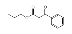 3-oxo-3-phenyl-propionic acid propyl ester结构式